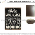 Life Design Tin Sign for Wall Hanging